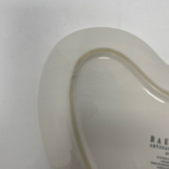 Rae Dunn Happily Ever After Heart Shaped Ceramic Plate - Picture 6 of 6